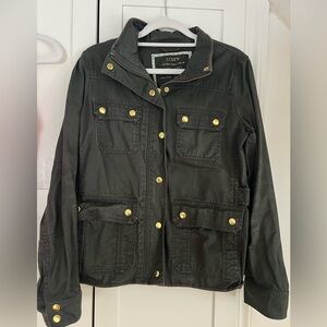 J. Crew Women's Barn Jacket with Gold Buttons